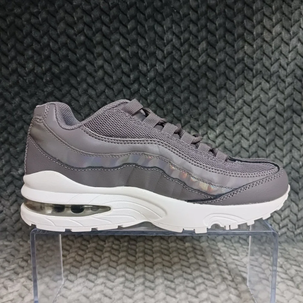 Nike Air Max 95 LE GS Gunsmoke White Running Shoes 310830-012 Size 4.5Y Womens 6